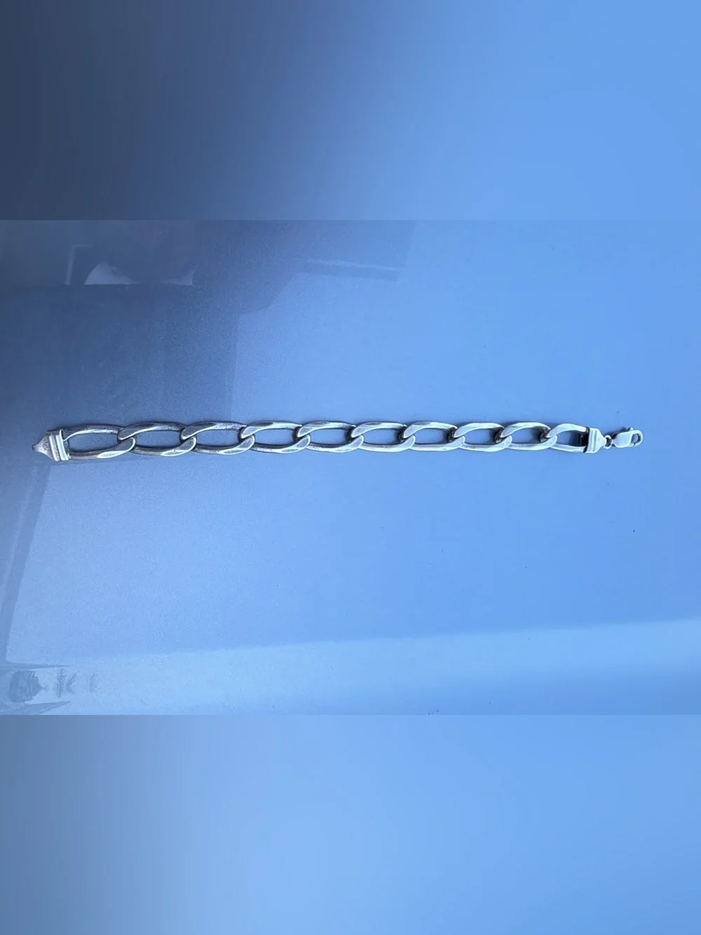 Large Link Sterling Silver BRACELET